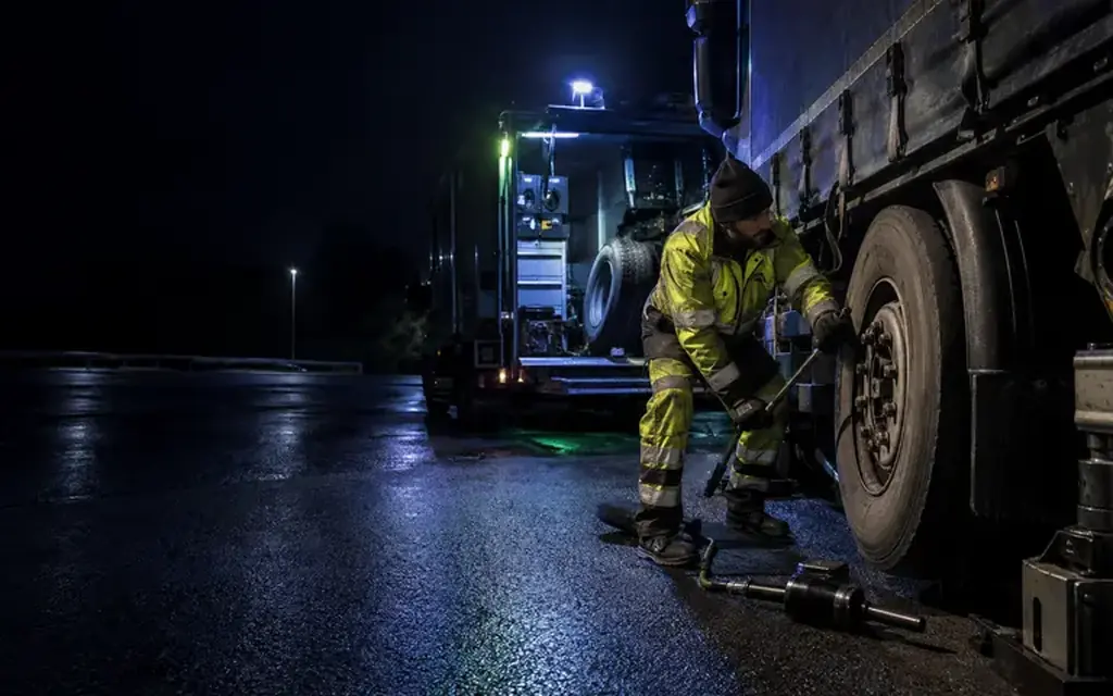 HGV Wheel Change commercial tyre service
